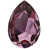 SWAROVSKI 4327 Fancy Brooch Stone Pear 30x20 Antique Pink
